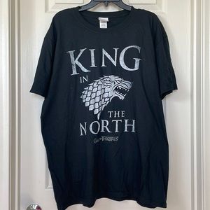 NWT Game of Thrones “King of the North” XL tshirt